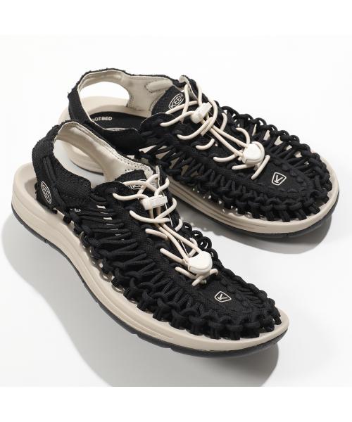 KEEN サンダル UNEEK CANVAS バンジーコード 軽量 （1028565/BLACK） 1028565/BLACK