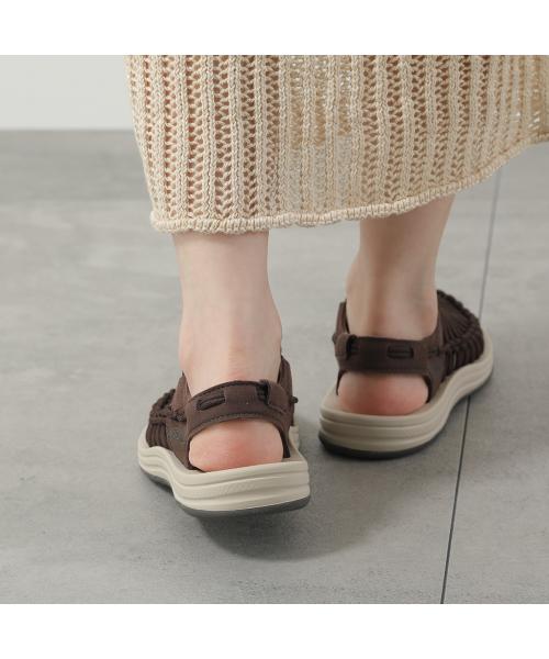 KEEN サンダル UNEEK W ユニーク 軽量 フラット （1027441/COFFEE/ブラウン） 1027441/COFFEE/ブラウン