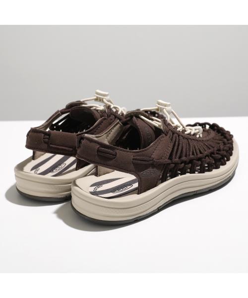 KEEN サンダル UNEEK W ユニーク 軽量 フラット （1027441/COFFEE/ブラウン） 1027441/COFFEE/ブラウン