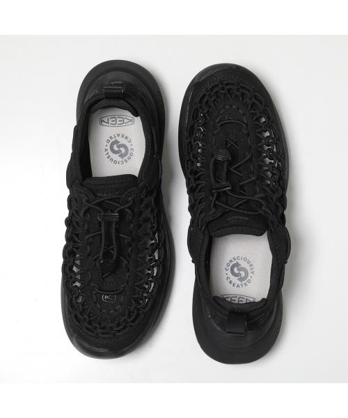 キーン KEEN KEEN サンダル  UNEEK WK ユニーク ダブルケー 1030269 （BLACK/BLACK） BLACK/BLACK