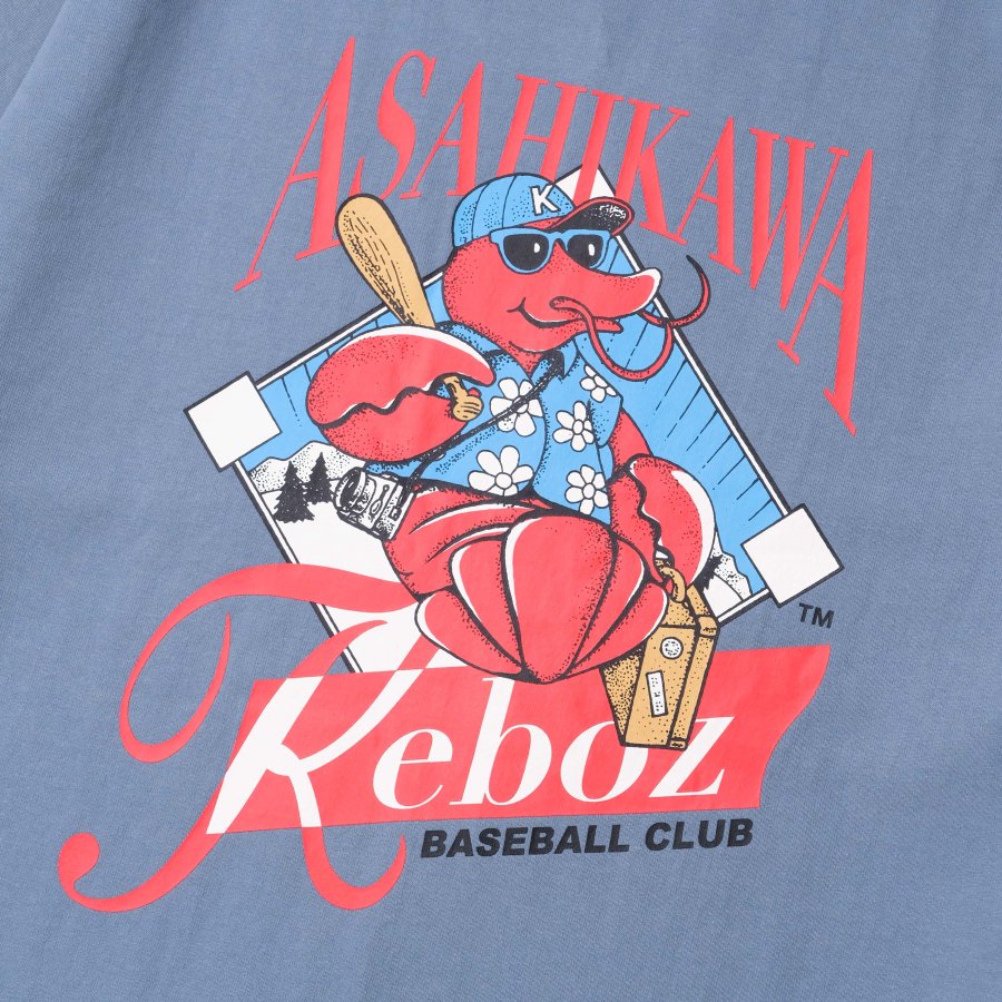 ケボズ KEBOZ AKE S/S TEE SKY BLUE