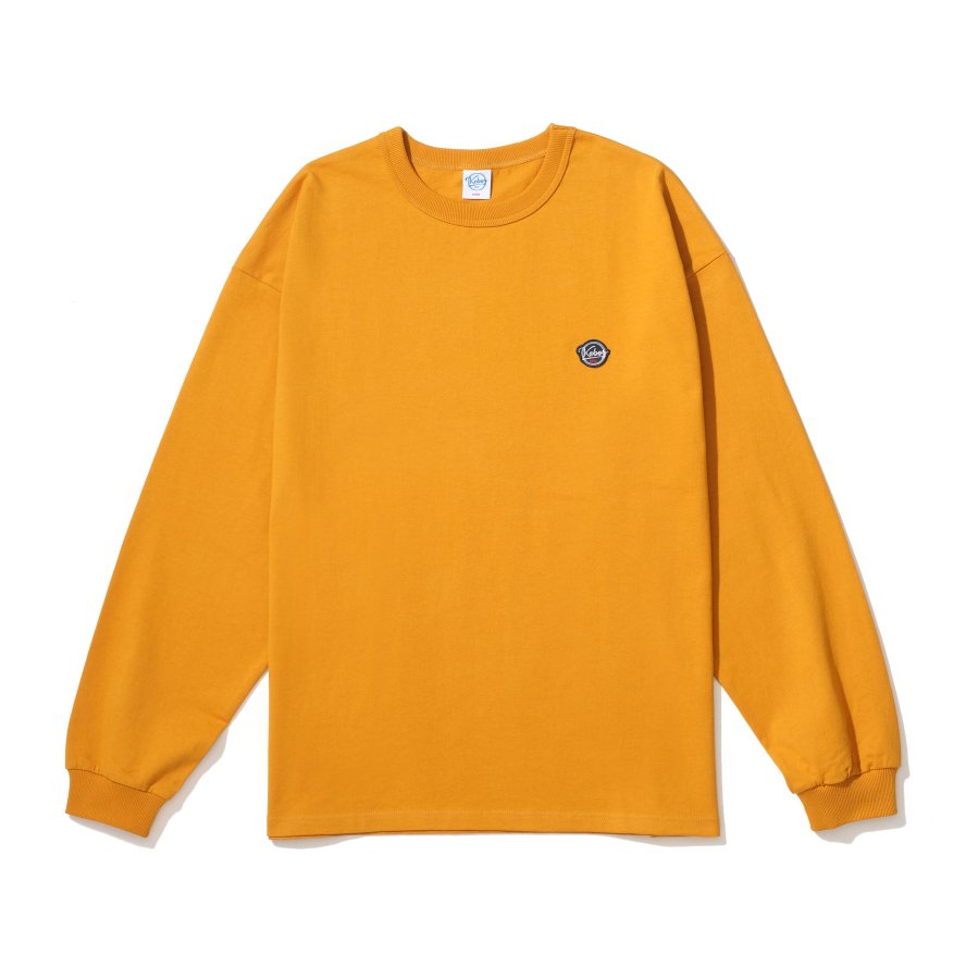 ケボズ KEBOZ BB SMALL WAPPEN L/S TEE 2 YELLOW