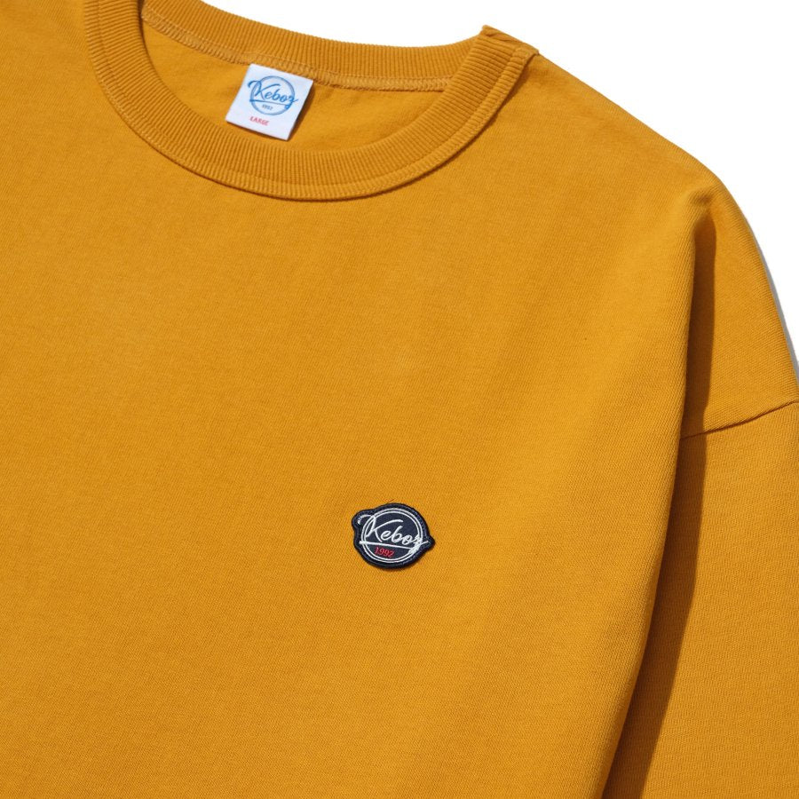 ケボズ KEBOZ BB SMALL WAPPEN L/S TEE 2 YELLOW