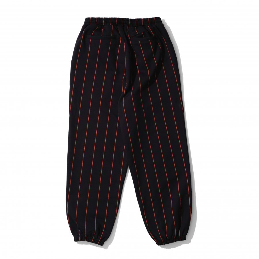 KEBOZ BB STRIPED SWEAT PANTS BLACK
