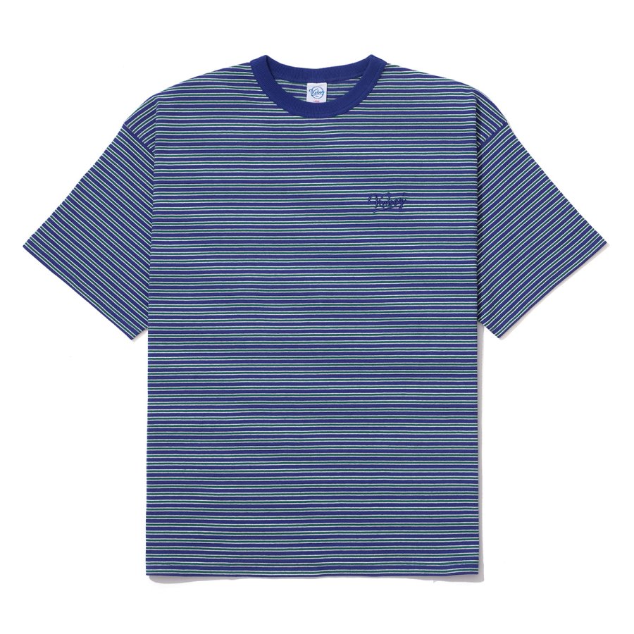 KEBOZ [EXCLUSIVE] KEBOZ MULTI BORDER S/S TEE 2