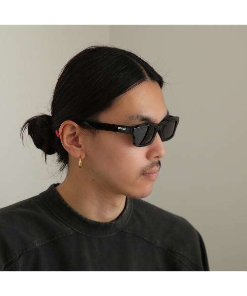ケンゾー KENZO KENZO サングラス KZ40164U レディース スクエア型 （01A/ブラック×グレー） 01A/ブラック×グレー