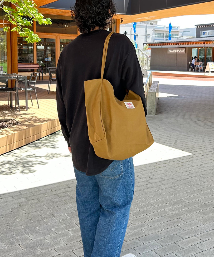 Holiday A.M. Bag Tote Bag Canvas Women's Men's Plain Cotton A4 Tote Holiday A.M.