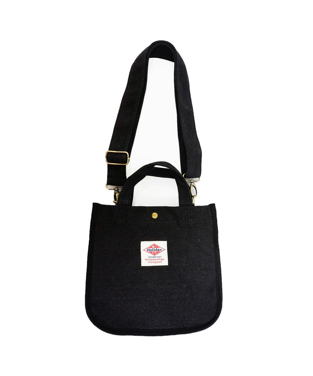 Holiday A.M. Bag Shoulder Bag Women's Men's Canvas Small Size Key Reel Holiday A.M.