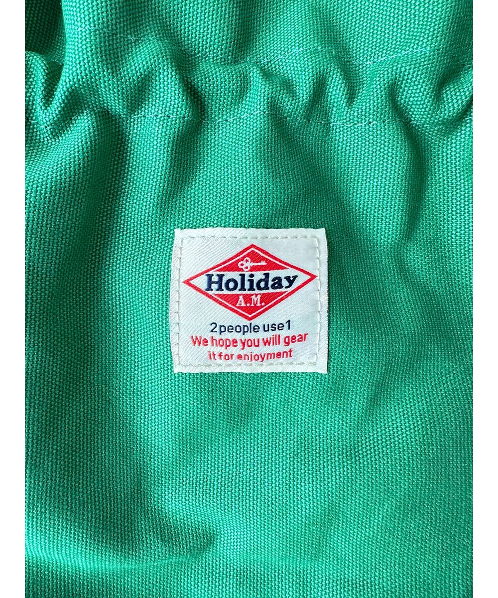 ホリデーエーエム Holiday A.M. バッグ ショルダーバッグ 巾着 レディース メンズ 2WAY 小さいサイズ キャンパスエフェクト HolidayA.M. （GREEN） GREEN