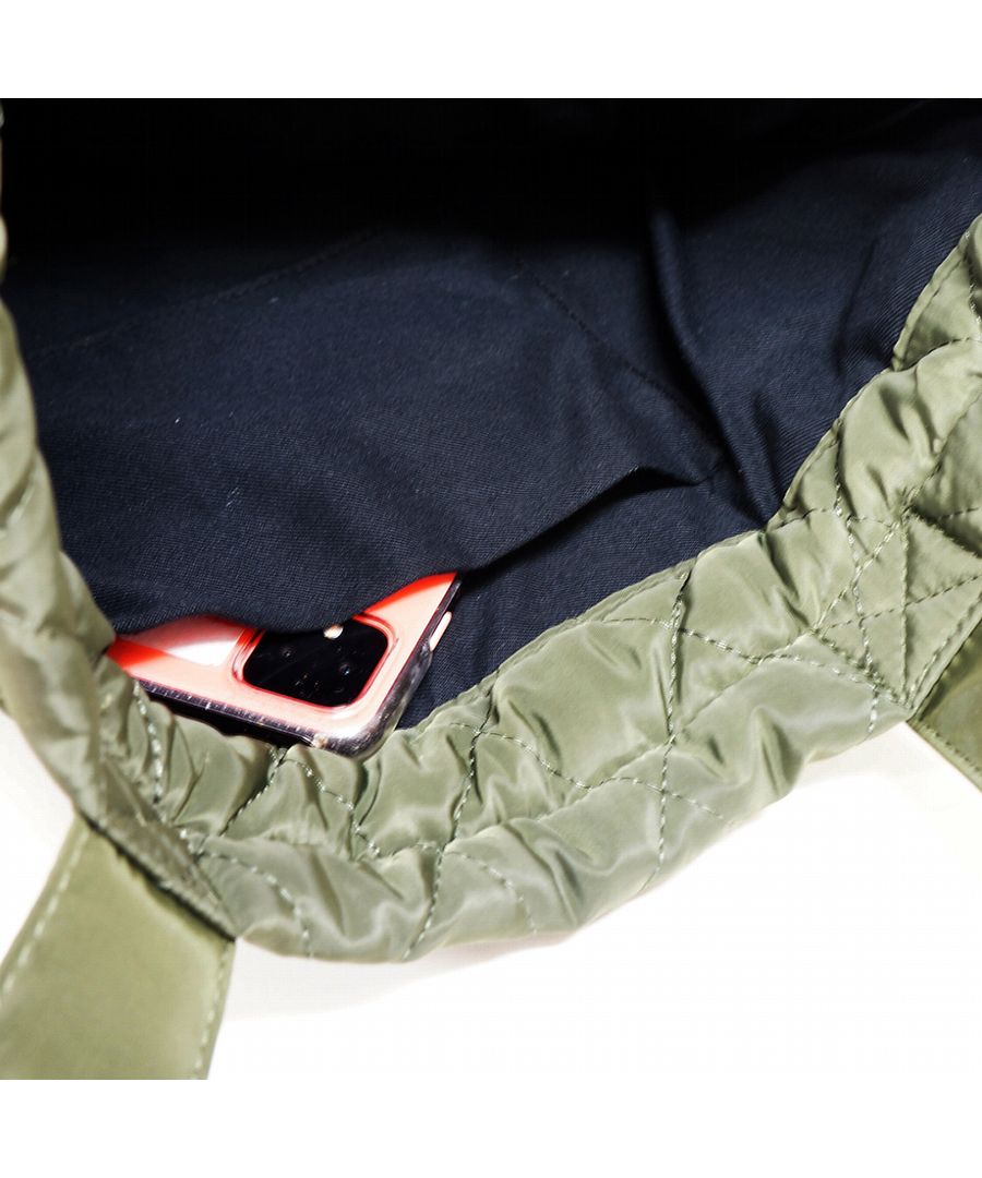 ホリデーエーエム Holiday A.M. バッグ トートバッグ メンズ レディース 巾着 キルティング 布 2WAY ホリデーエーエム HolidayA.M. （カーキ） カーキ