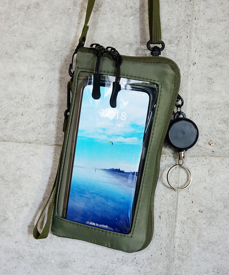 Holiday A.M. Bag Shoulder Bag Smartphone Shoulder Bag Smartphone Pouch Neck Pouch Key Reel Strap