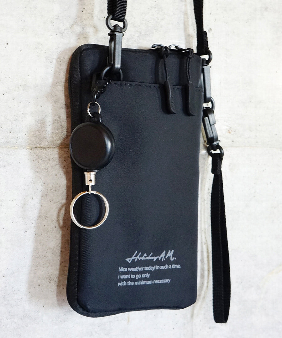 Holiday A.M. Bag Shoulder Bag Smartphone Shoulder Bag Smartphone Pouch Neck Pouch Key Reel Strap