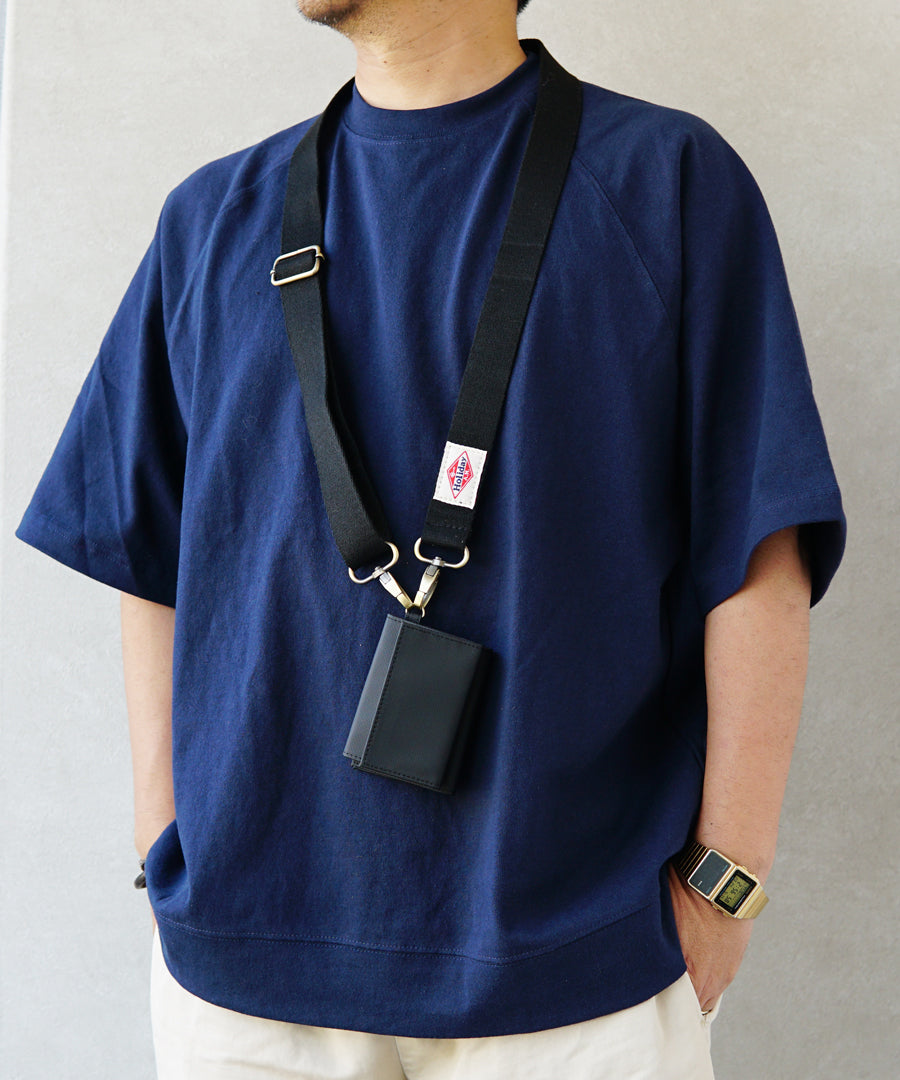 ホリデーエーエム Holiday A.M. ネックウォレット 財布 コインケース  ショルダー ウォレット 三つ折り財布 ネックポーチ ターポリン （BLACK） BLACK