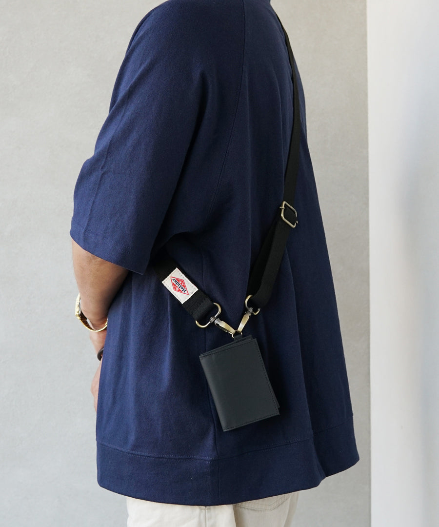 ホリデーエーエム Holiday A.M. ネックウォレット 財布 コインケース  ショルダー ウォレット 三つ折り財布 ネックポーチ ターポリン （BLACK） BLACK
