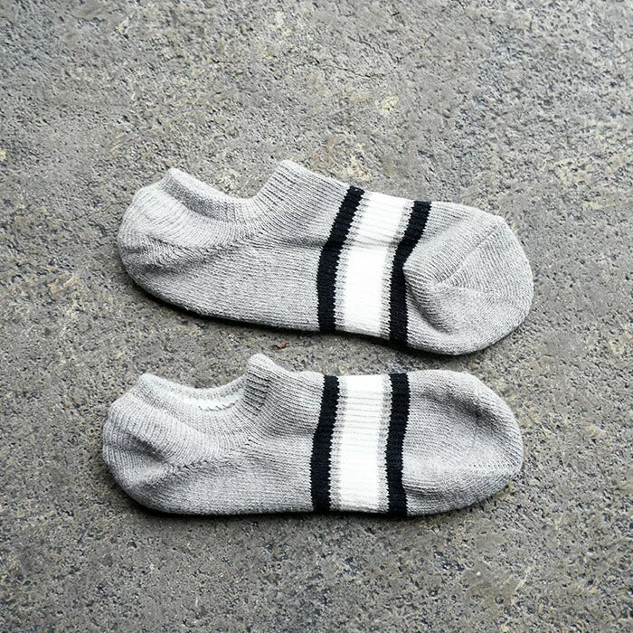 キースポーツ KEE SPORTS 3P BORDER ANKLE SOCKS 2 （ホワイト/ナチュラル/グレー） ホワイト/ナチュラル/グレー