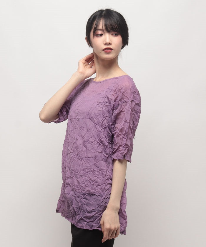 ケティ ketty 【KETTY】トリコットオーガンジーシワカコウプリーツTOPS