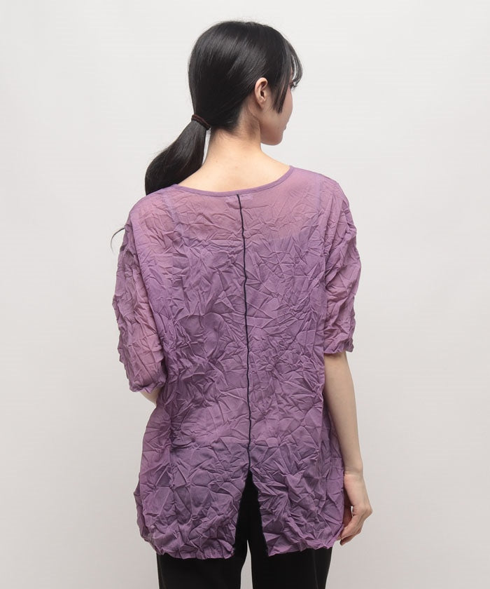 ケティ ketty 【KETTY】トリコットオーガンジーシワカコウプリーツTOPS