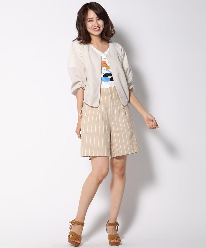 ケティ ketty LIコンストライプショートパンツ