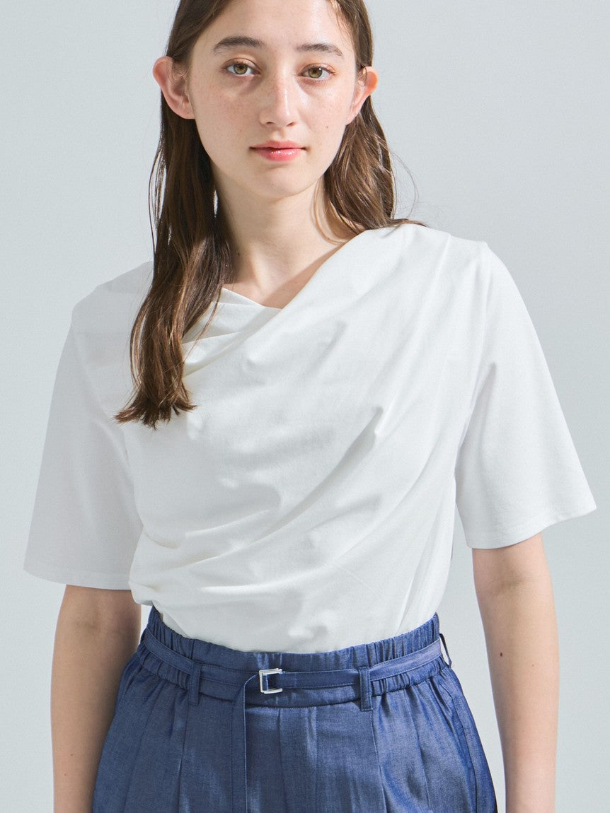 ケティ ketty カットドレープTシャツ≪洗濯機で洗える≫ （オフホワイト） オフホワイト