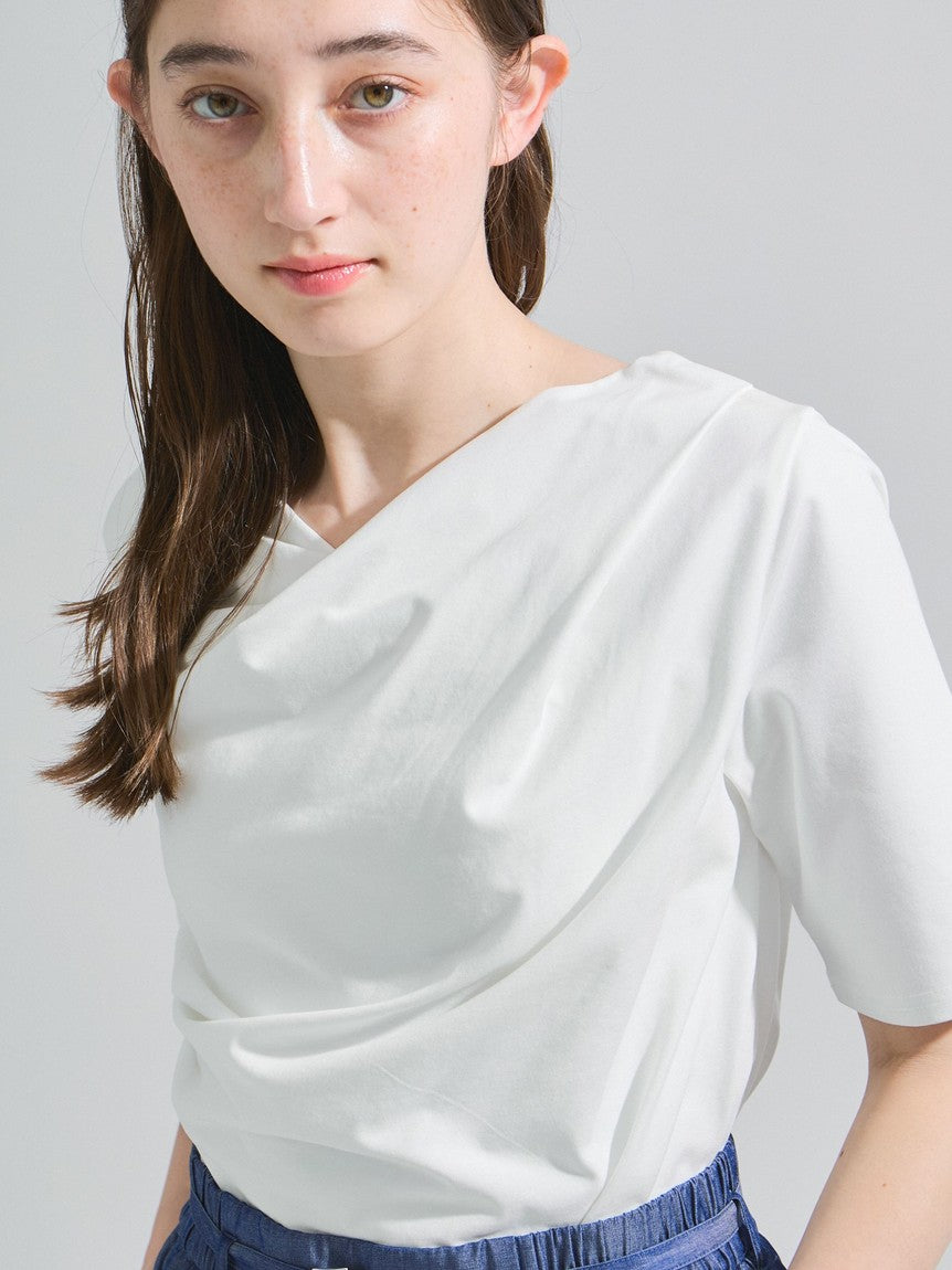 ケティ ketty カットドレープTシャツ≪洗濯機で洗える≫ （オフホワイト） オフホワイト