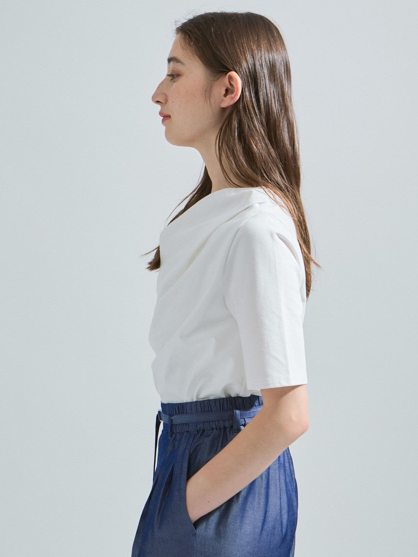 ケティ ketty カットドレープTシャツ≪洗濯機で洗える≫ （オフホワイト） オフホワイト