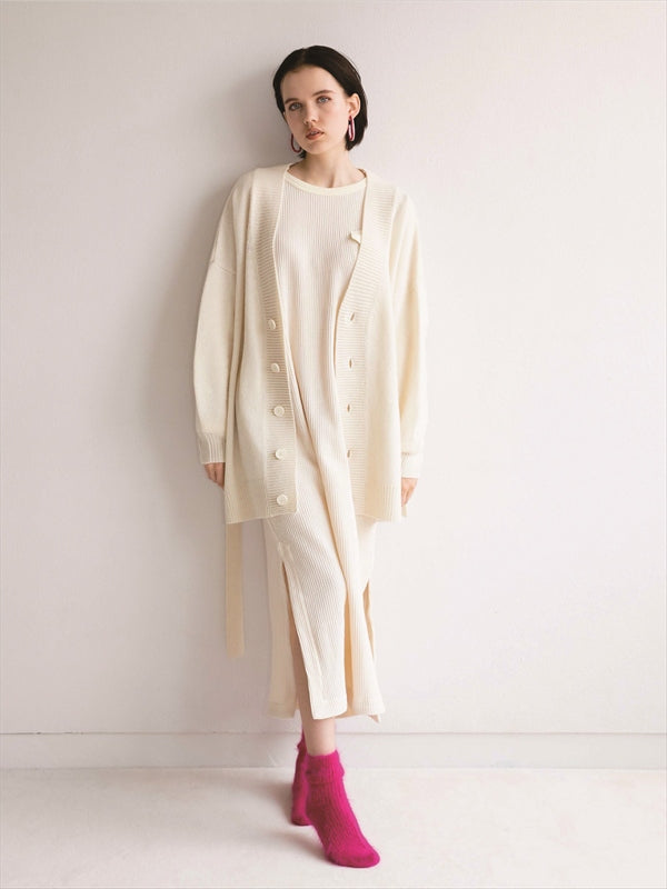 ケンテ KEnTe Thermal Long One Piece （IVORY） IVORY