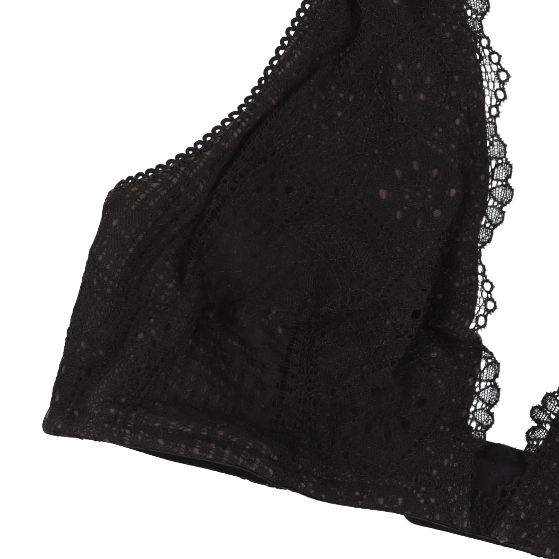 ケンテ KEnTe Scalloped Lace Bra （BLACK） BLACK
