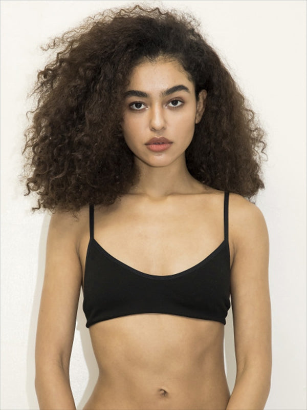 ケンテ KEnTe Basic Cotton Bra （BLACK） BLACK
