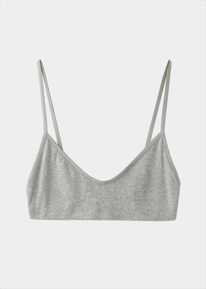 ケンテ KEnTe Basic Cotton Bra （BLACK） BLACK