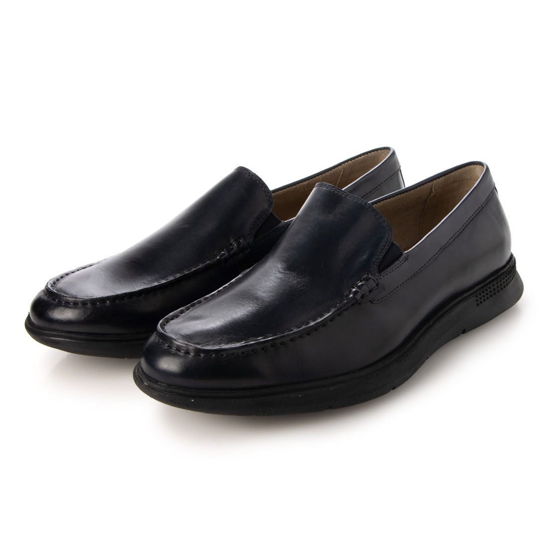 キスコ KISCO 軽量モカシンシューズ （ネイビー） ネイビー