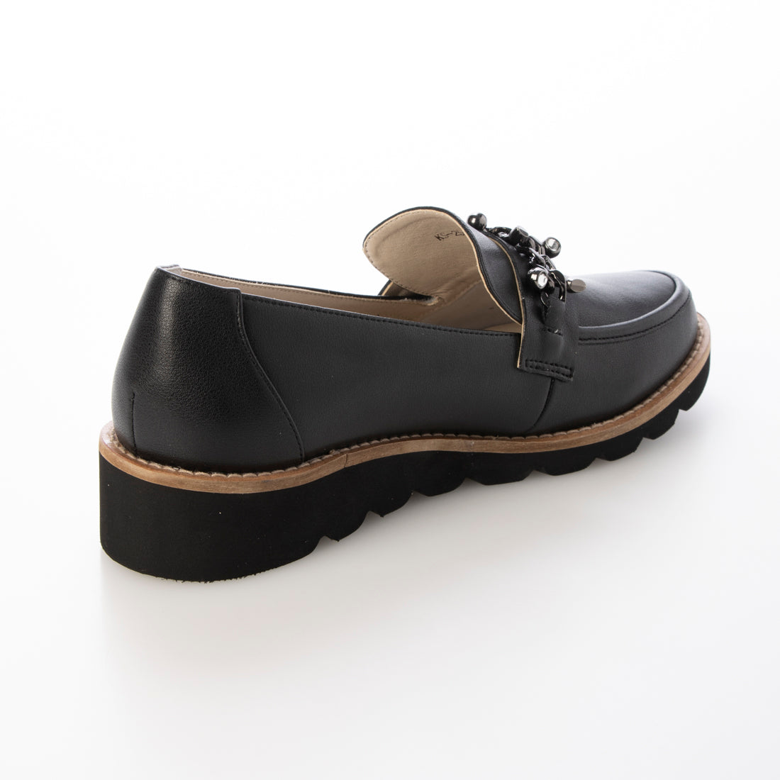 キスコ KISCO 飾り付きボリュームローファー （BLK） BLK