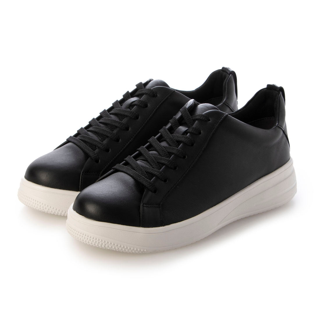 キスコ KISCO レースアップスニーカー （BLK） BLK