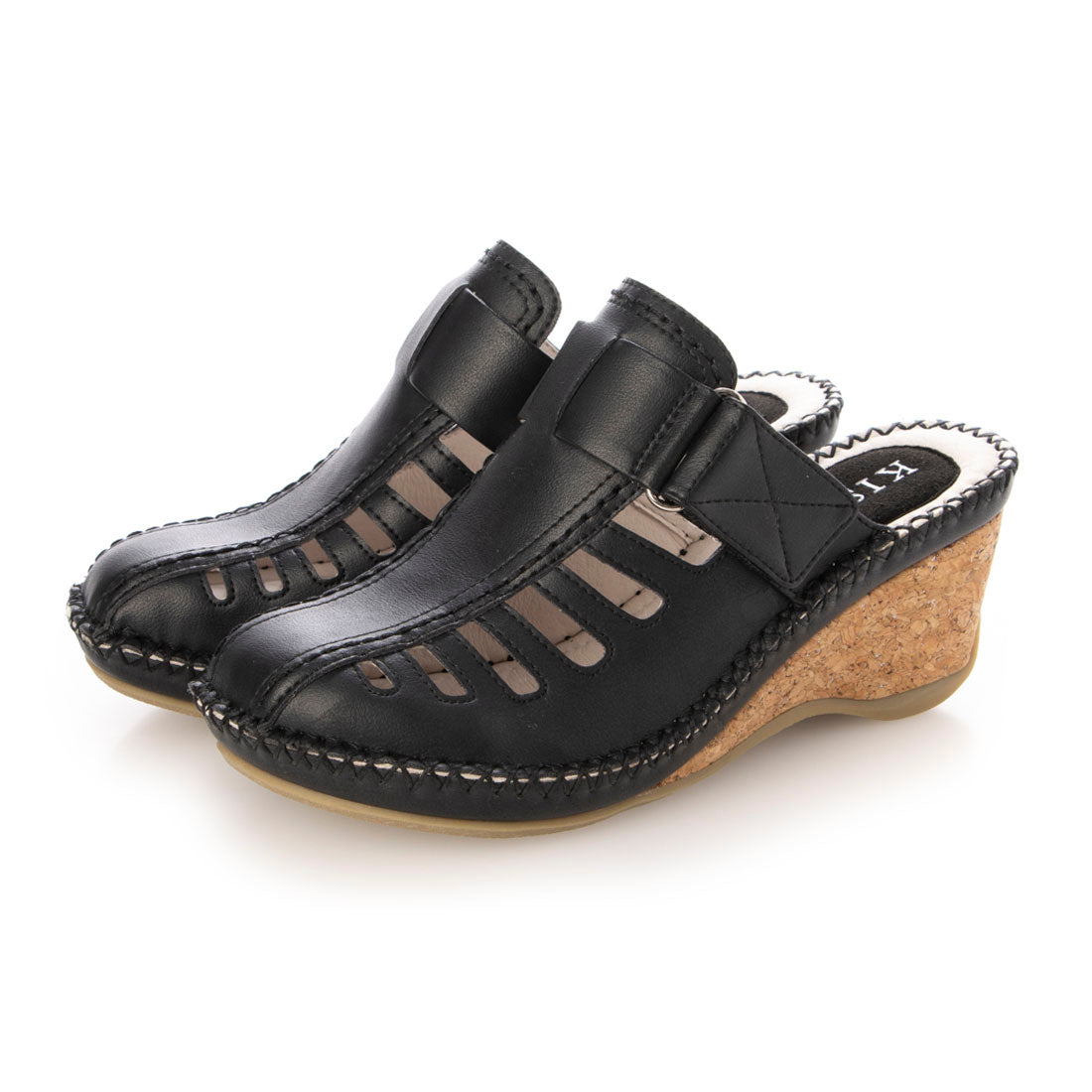 キスコ KISCO コルク底ミュール （BLK） BLK