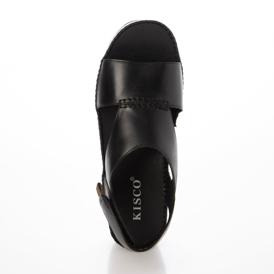 キスコ KISCO 厚底バックベルトサンダル （BLK） BLK
