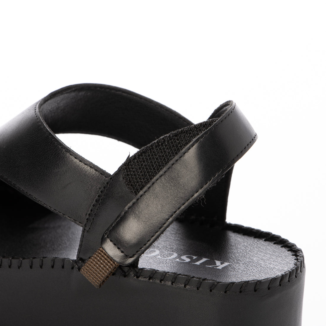 キスコ KISCO 厚底バックベルトサンダル （BLK） BLK