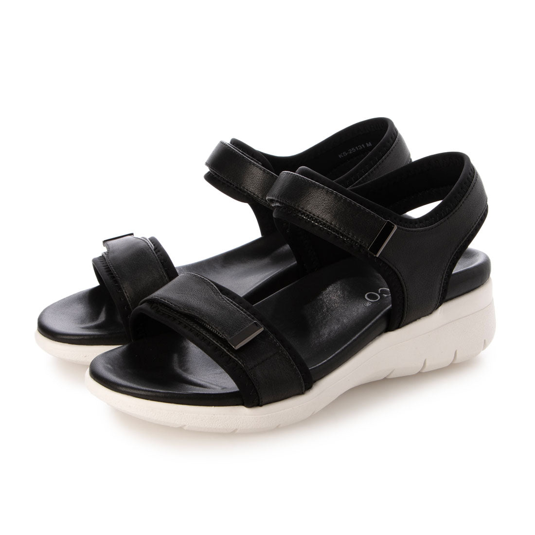 キスコ KISCO 軽量アンクルストラップサンダル （BLK） BLK