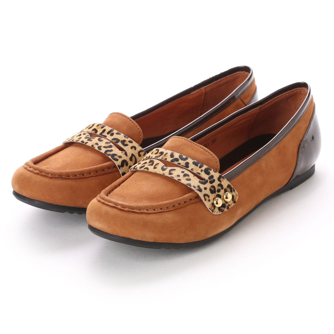 KISCO [Genuine Leather] Patent Leather Combination Shoes