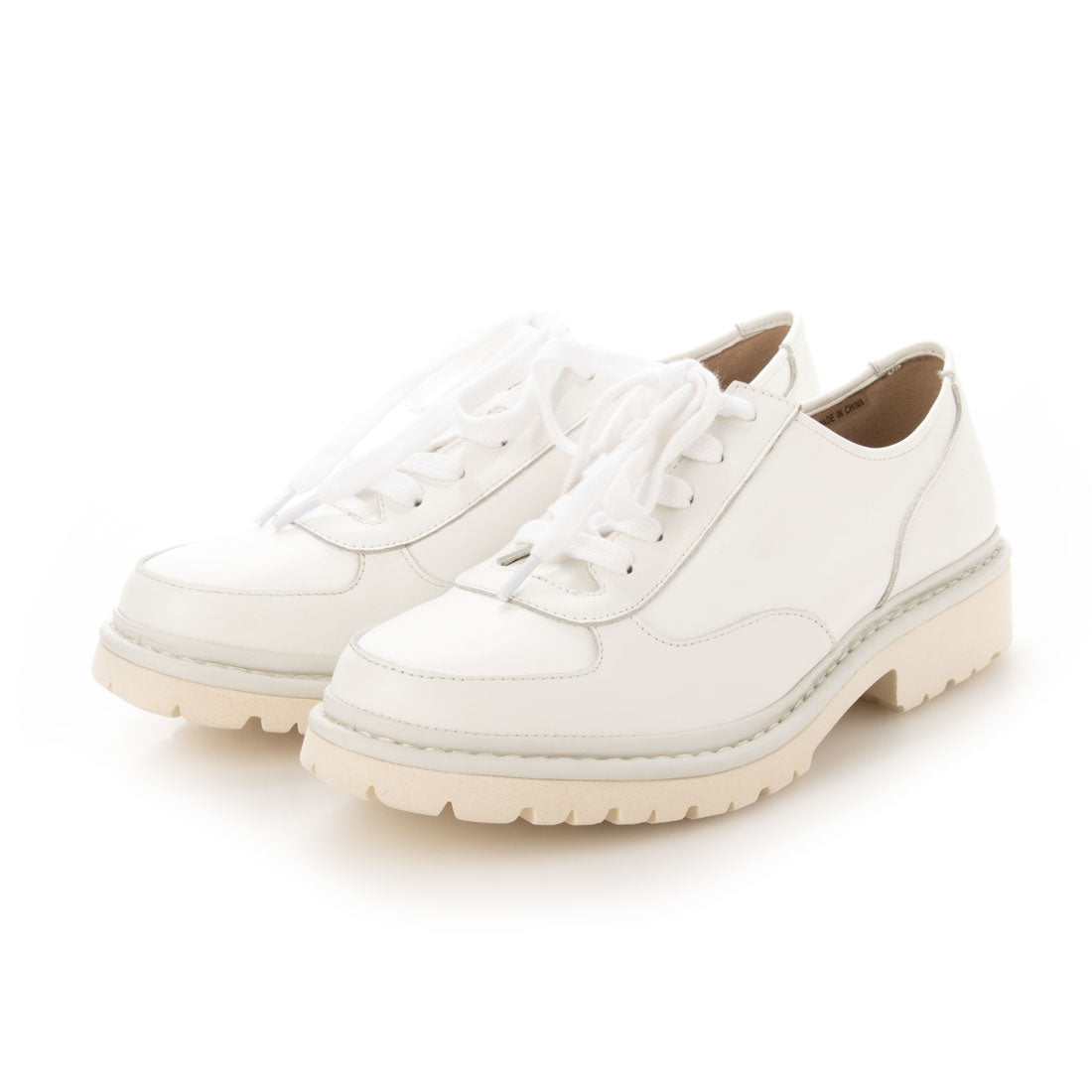 キスコ KISCO ストレッチレースアップシューズ,ホワイト