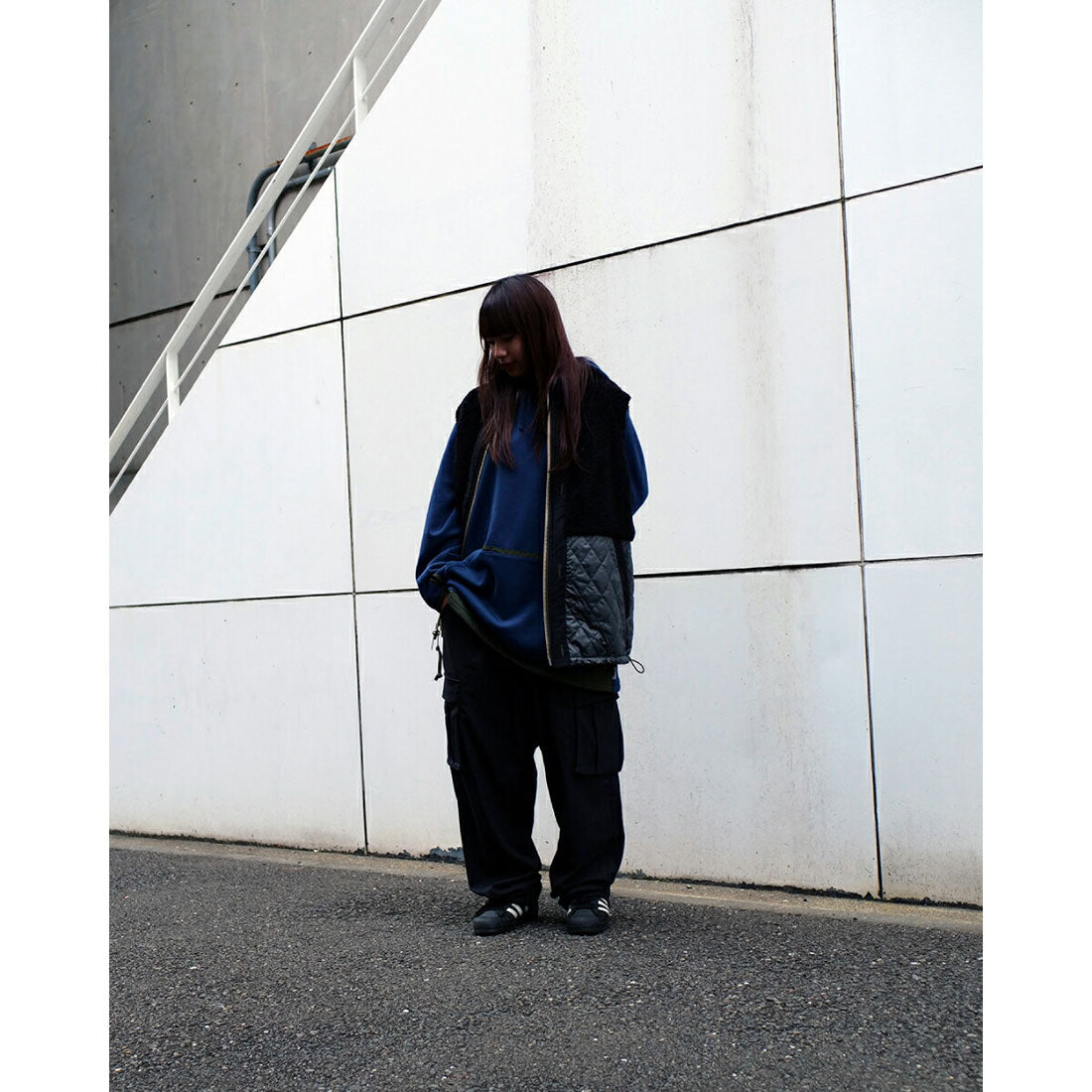 キネティクス Kinetics UNFRM OUTDOOR STANDARD UNFRM x Kinetics REVERSIBLE STAND COLLAR VEST（ユニフォーム×キネティクス リバーシブル スタンドカラーベスト （KHAKI） KHAKI