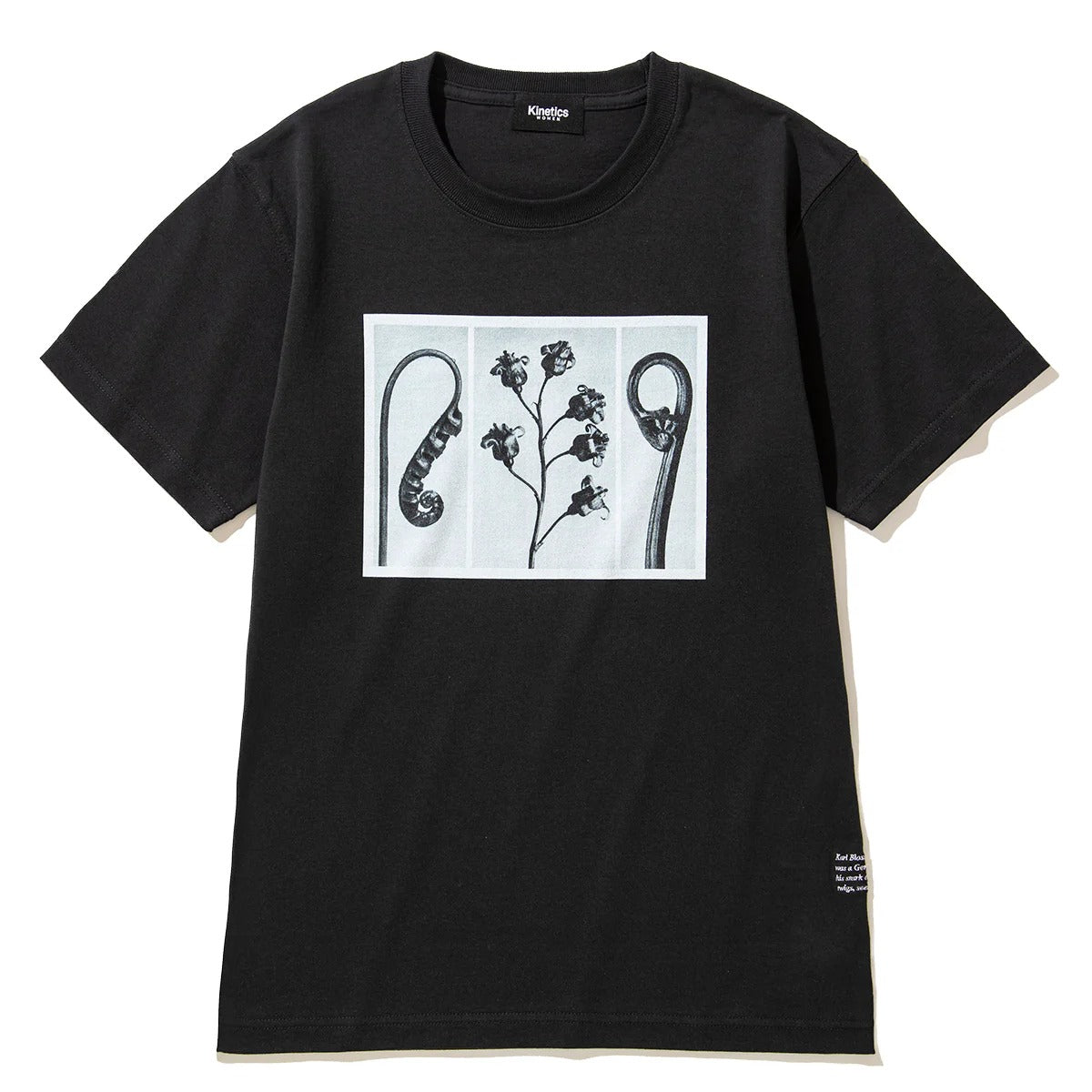 キネティクス Kinetics フラワー Tシャツ（FLOWER T-SHIRT） （BLACK） BLACK