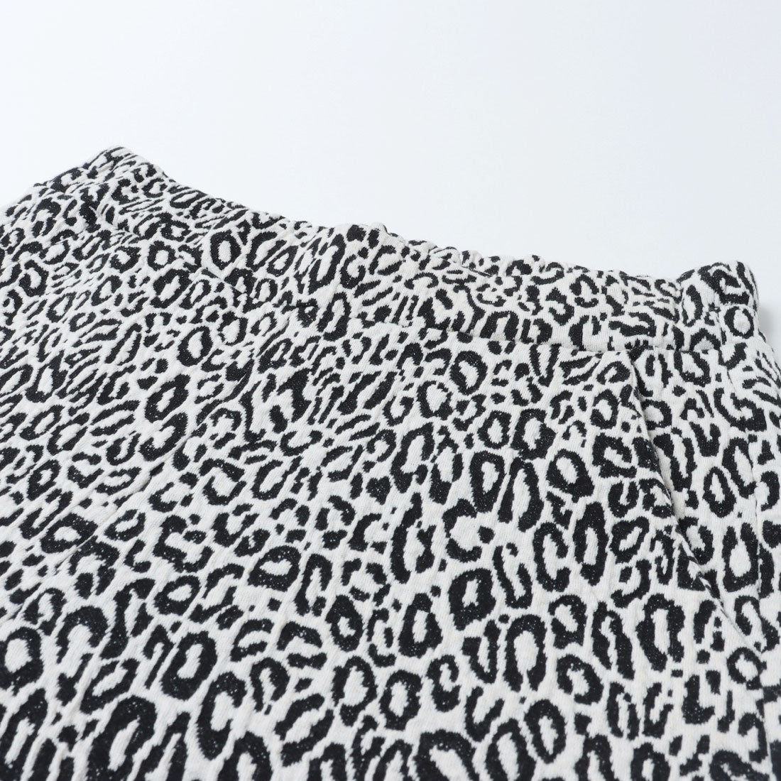 キキシックス KIKISIX ジャガードレオパードワイドPT （WHITE） WHITE