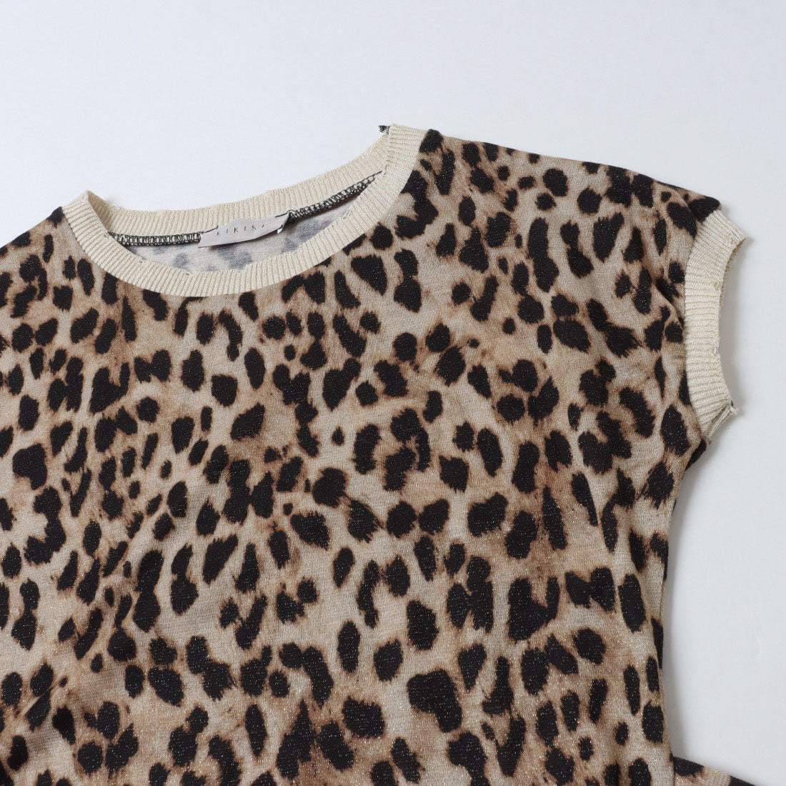 KIKISIX French Sleeve Leopard TOPS