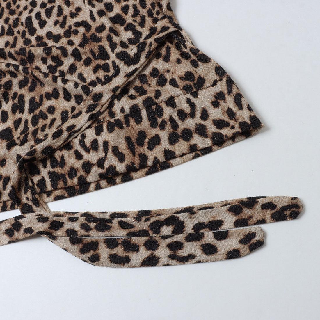 トップス kise KIKISIX French Sleeve Leopard TOPS