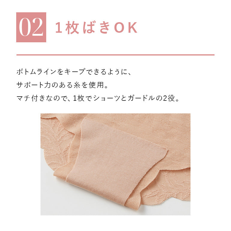 キレイラボ KIREILABO ショートソフトガードル【返品不可商品】 （スモークピンク） スモークピンク