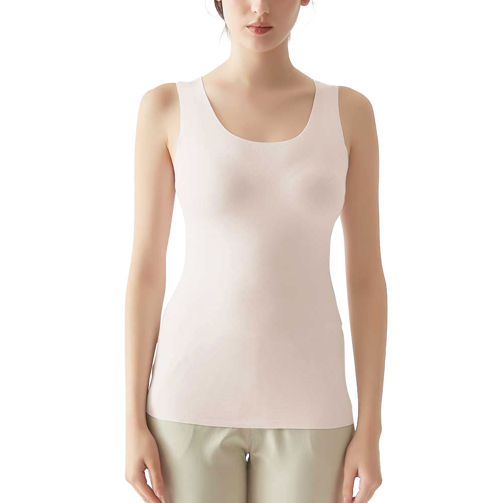 キレイラボ KIREILABO あったかインナー【Fitte Warm】裏起毛 柔らかく暖かい カップ付きタンクトップ 秋冬 （オフホワイト） オフホワイト
