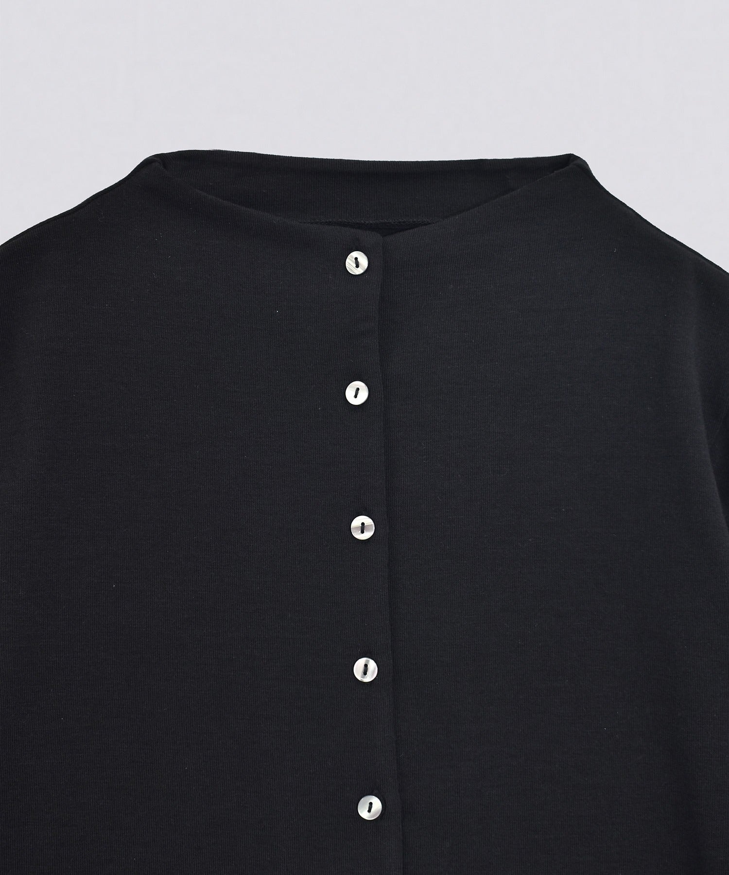 キエトヴァ kiehtova SMOOTH STAND NECK CARDIGAN/スムース スタンド ネック カーディガン KTWR43 （ブラック） ブラック