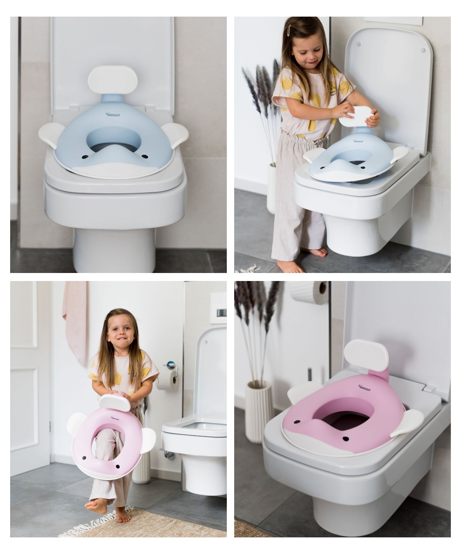 キンズグート KINDSGUT くじらのトイレトレーニングシート Toilettenaufsatz Wal トイレッテンアウフザッツ【返品不可商品】 （ダスティピンク） ダスティピンク