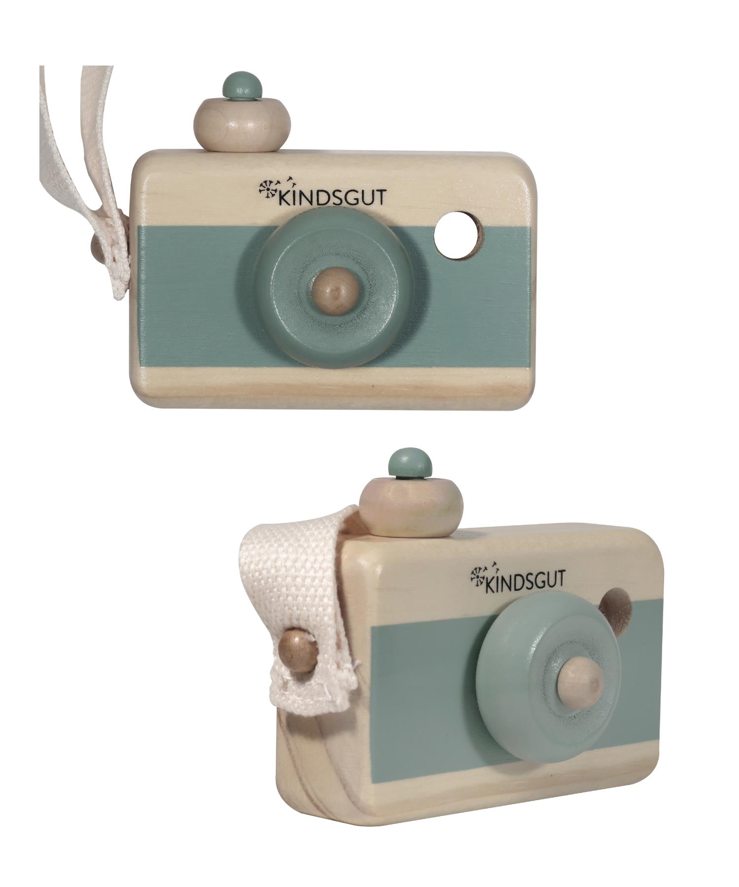 キンズグート KINDSGUT 正規販売代理店 キンズグート KINDSGUT Holzkamera ホルツカメラ WOODEN CAMERA 木のカメラ おもちゃ 玩具 ベビー キッズ （aquamarine/アクアマリン） aquamarine/アクアマリン