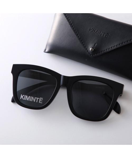 KIMHEKIM サングラス KHK-SG031 ウェリントン型 （BK/ブラック×グレー） BK/ブラック×グレー