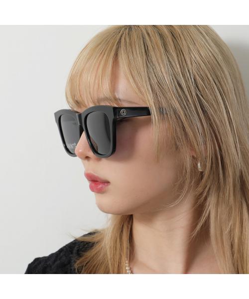 KIMHEKIM サングラス KHK-SG031 ウェリントン型 （BK/ブラック×グレー） BK/ブラック×グレー